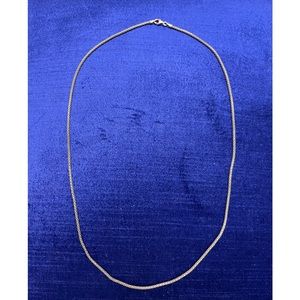 Sterling Silver Box Chain Necklace